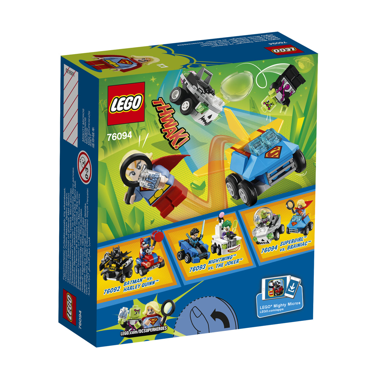 LEGO Super Heroes 76094 Mighty Micros: Supergirl contro Brainiac 76094