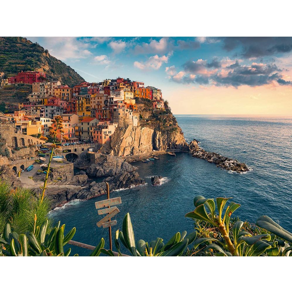 vista delle cinque terre - puzzle 1500 pezzi
