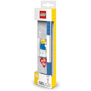 Cancelleria penna gel blu più minifigure