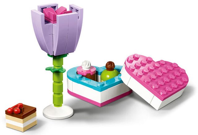 LEGO Friends 30411 scatola di cioccolatini e fiori