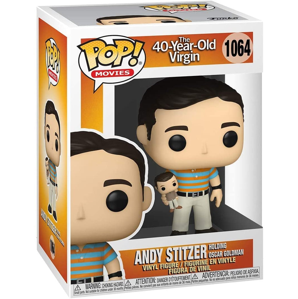 40 years old virgin - andy holding oscar - funko pop 1064