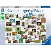 collage di animali divertenti - puzzle 1500 pezzi