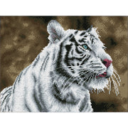 tiger blanc - diamond dotz squares dq8.007 41x31cm