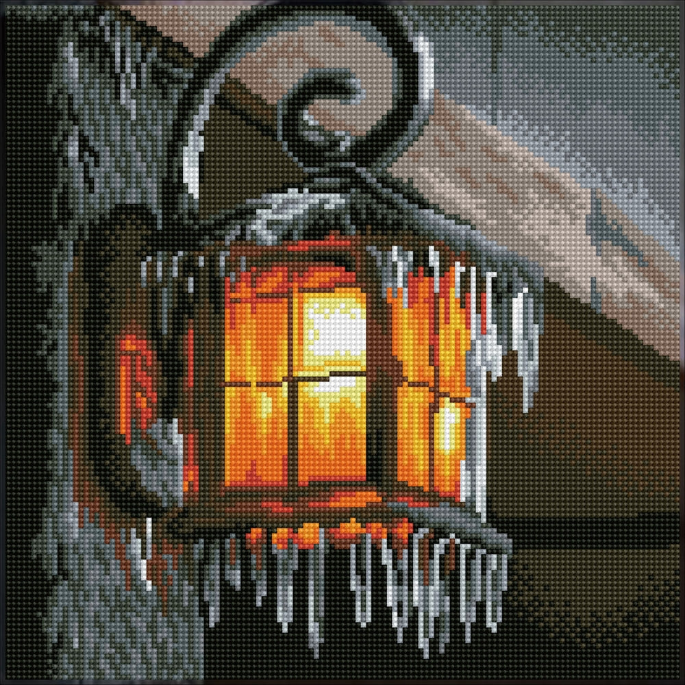 frosty light - diamond dotz squares dq8.022 35x35cm