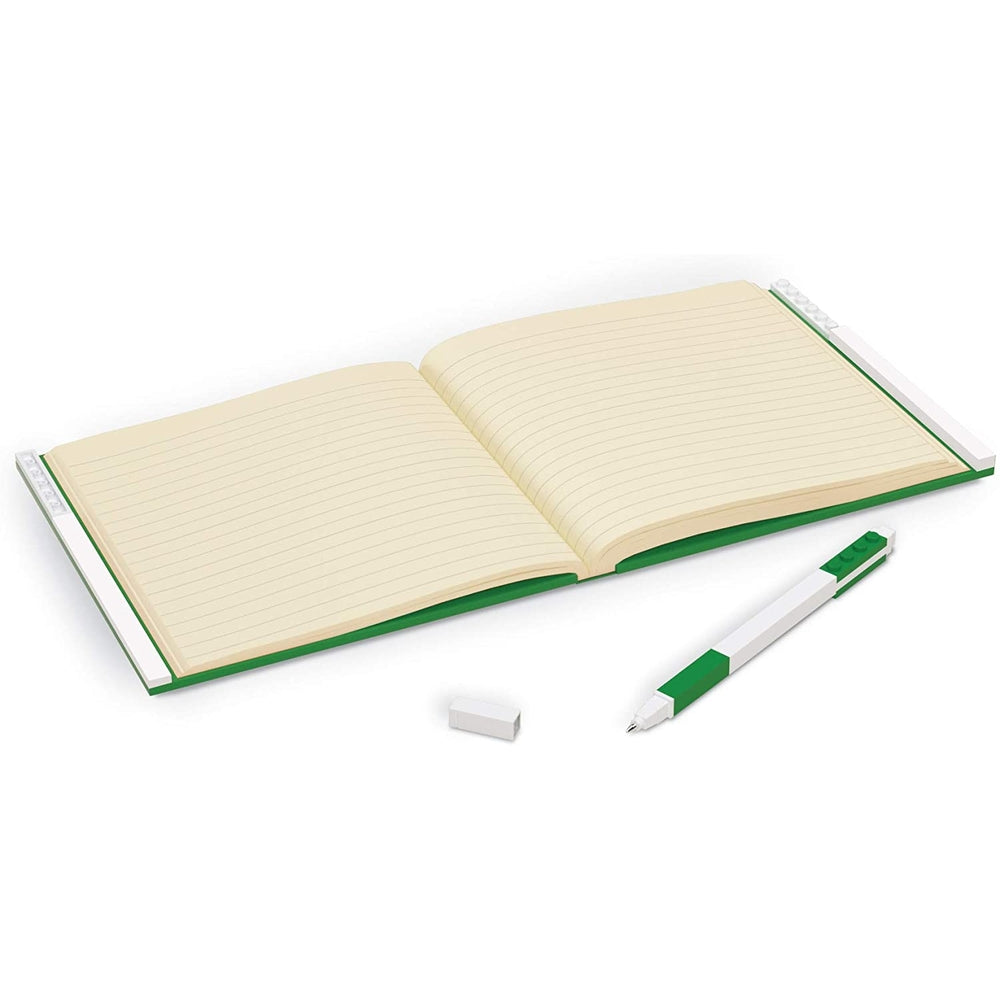 Cancelleria notebook quaderno con 1 penna colore verde