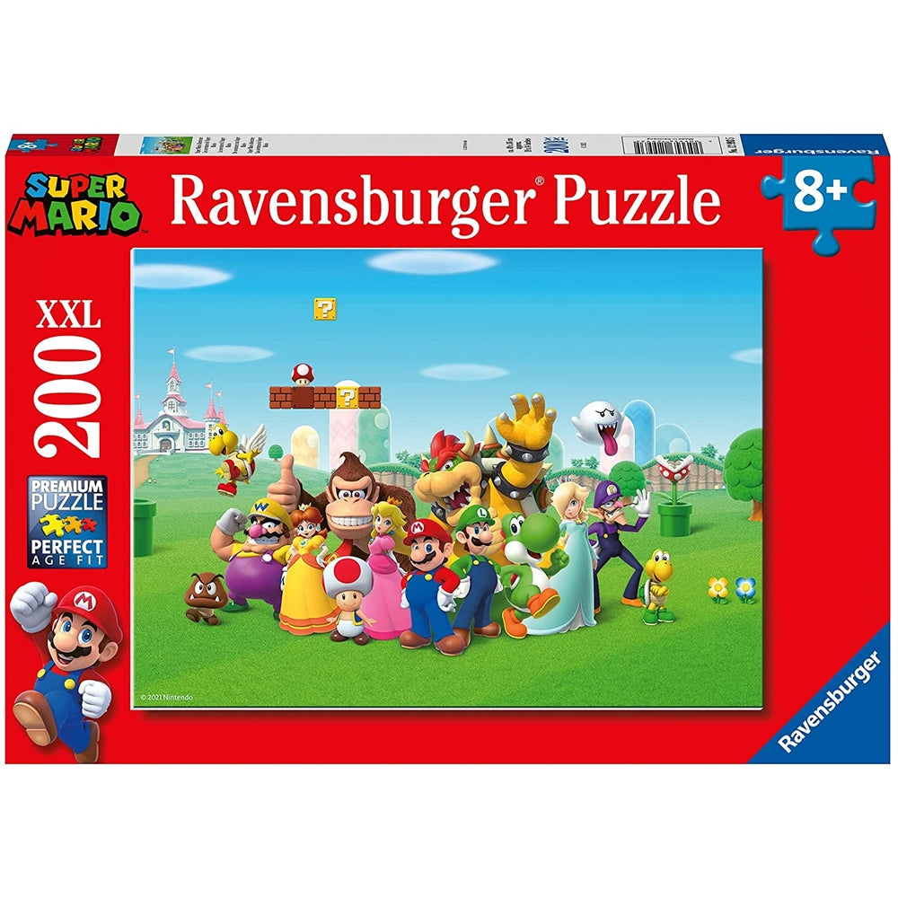 super mario - puzzle 200 pezzi xxl