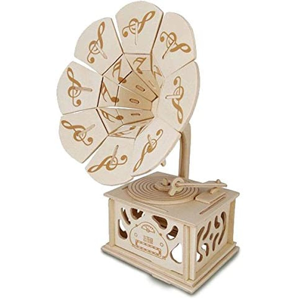 gramophone - kit di costruzioni in legno (certificazione fsc)