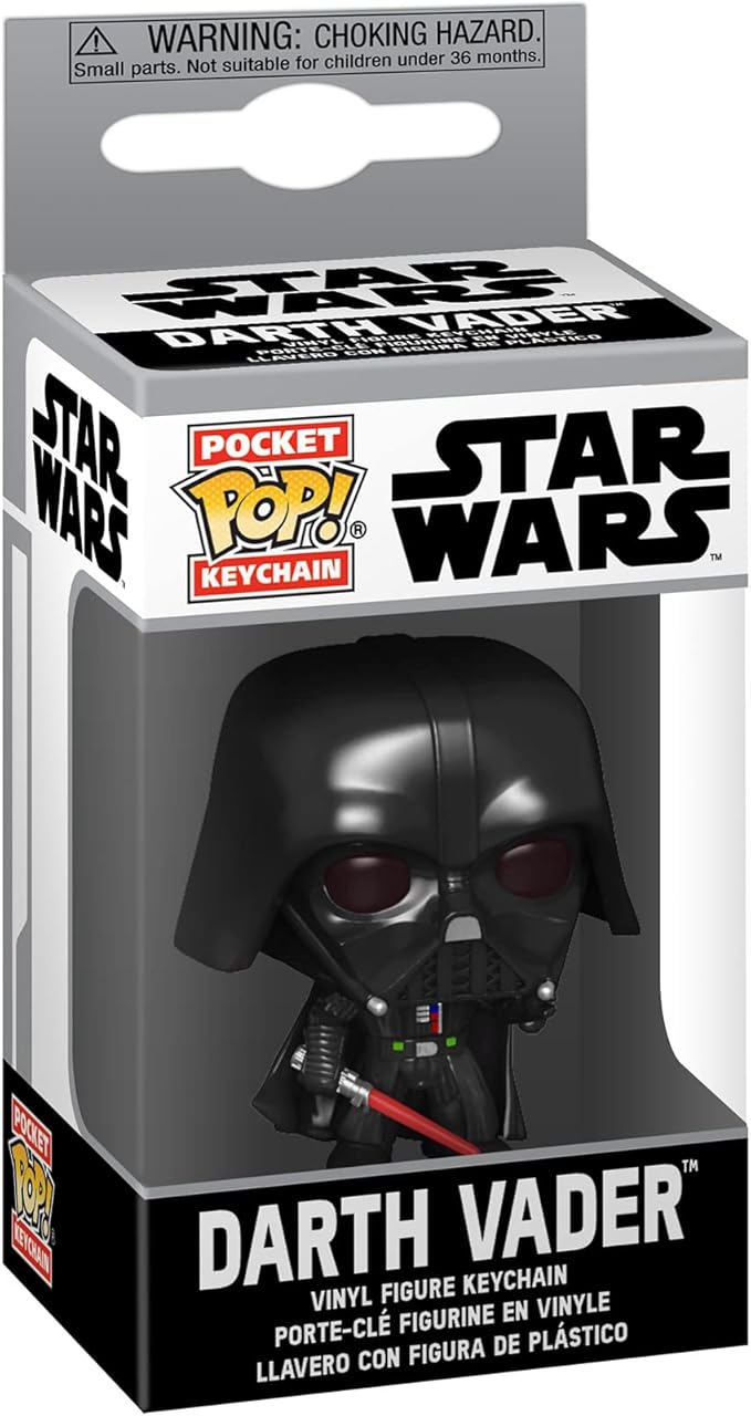 star wars - darth vader 4cm - funko pocket pop! portachiavi