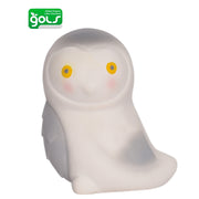 3-in-1 sonaglio gufo delle nevi, massaggiagengive, gioco da bagno, my first arctic animals - 100% caucciù naturale