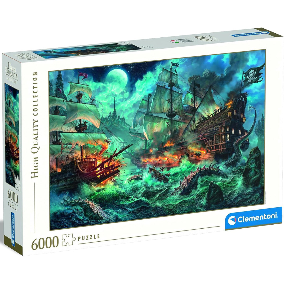 pirates battle - puzzle 6000 pezzi