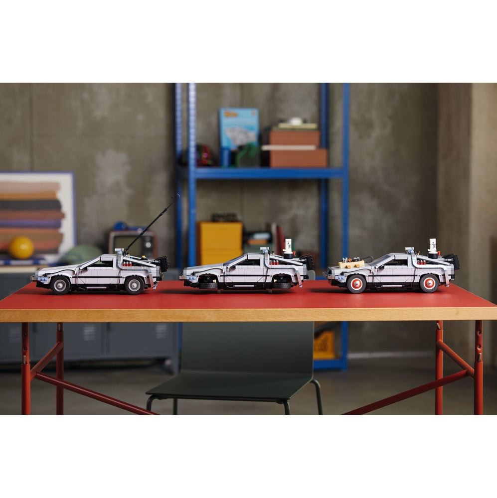 LEGO Icons 10300 macchina del tempo delorean ritorno al futuro