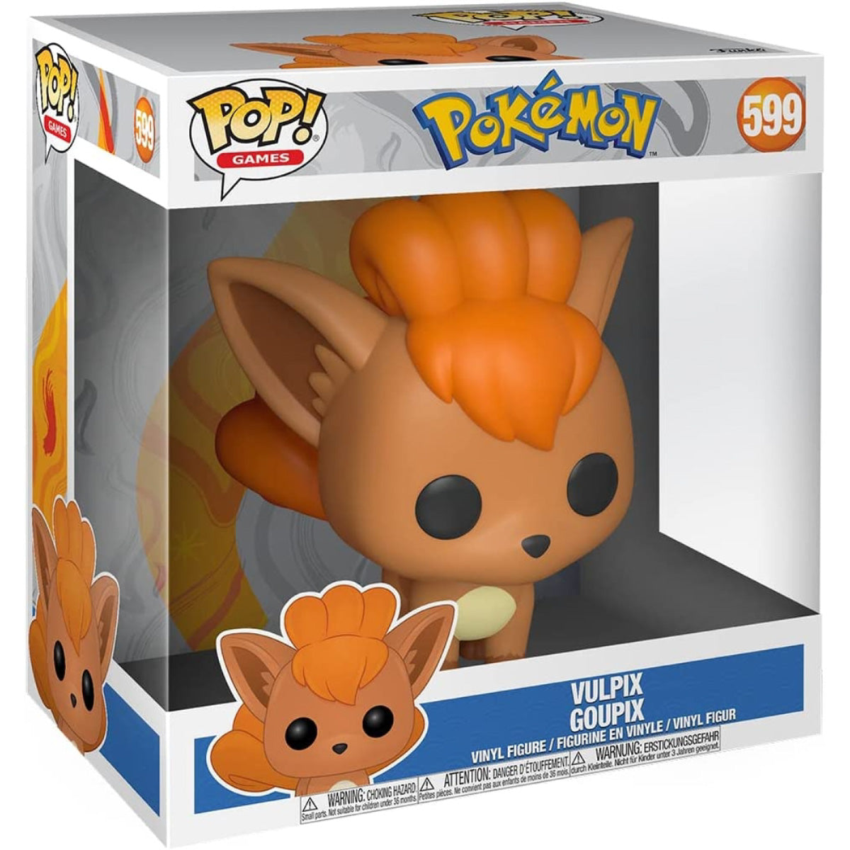 pokemon - vulpix 25cm - funko pop 599