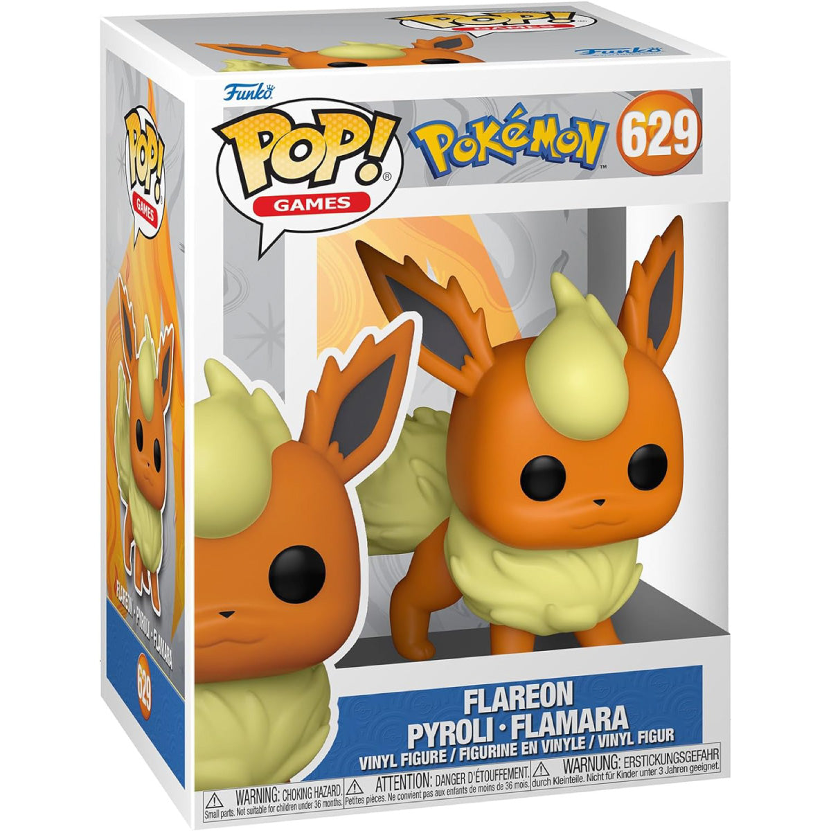 pokemon - flareon 9cm - funko pop 629