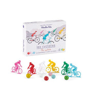 il gioco dei ciclisti con biglie
