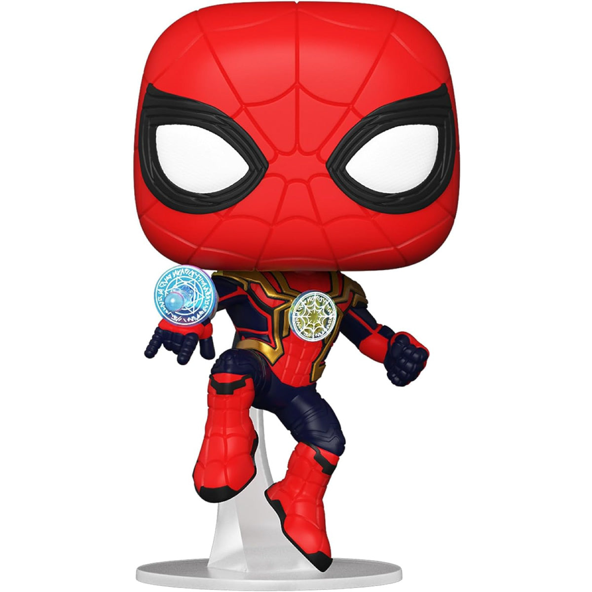 marvel: spider-man: no way home - spiderm-man integrated suit 9cm - funko pop! 913