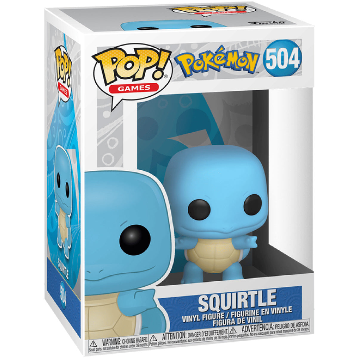 pokémon - squirtle 9cm - funko pop! 504