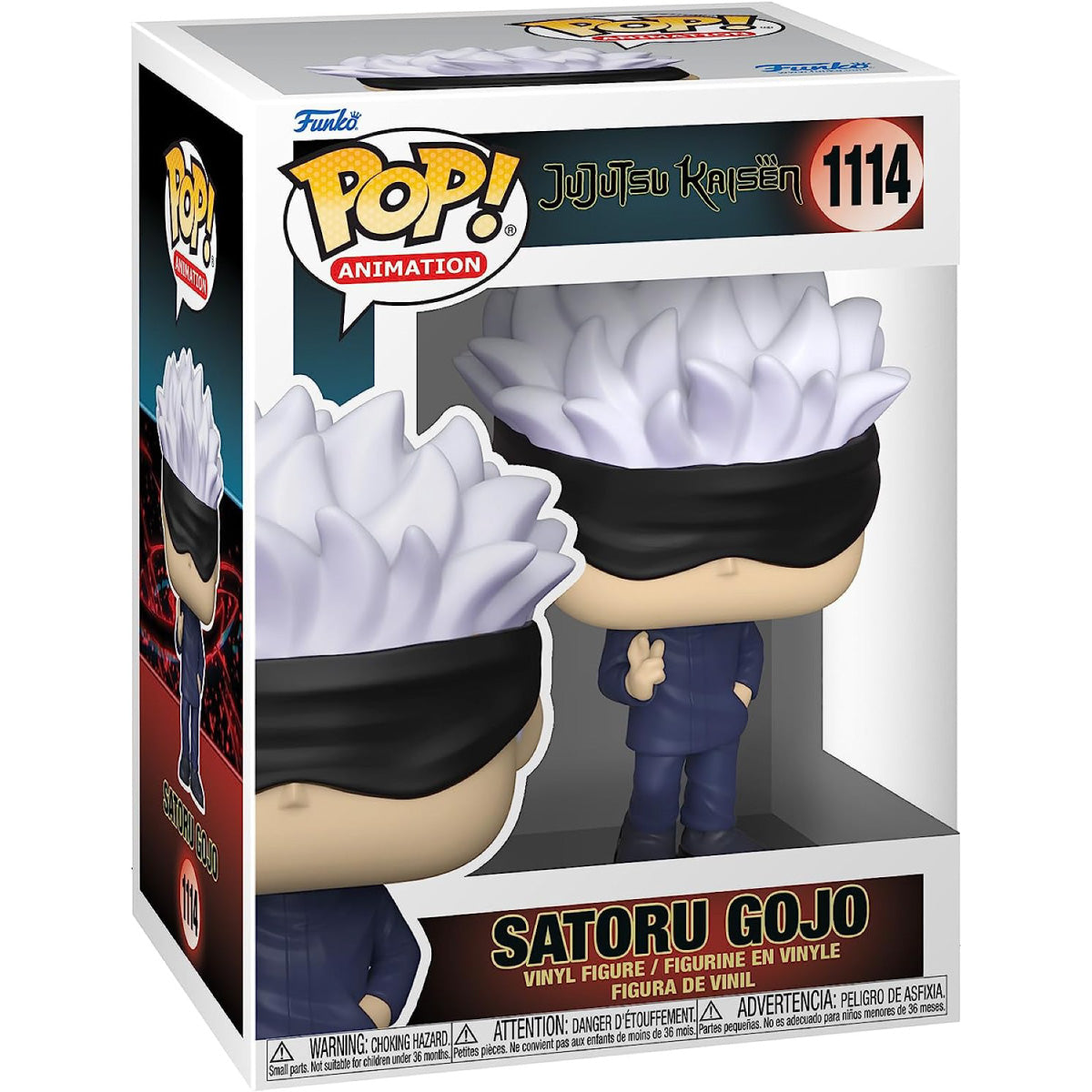 jujutsu kaisen - satoru gojo 9cm - funko pop! 1114