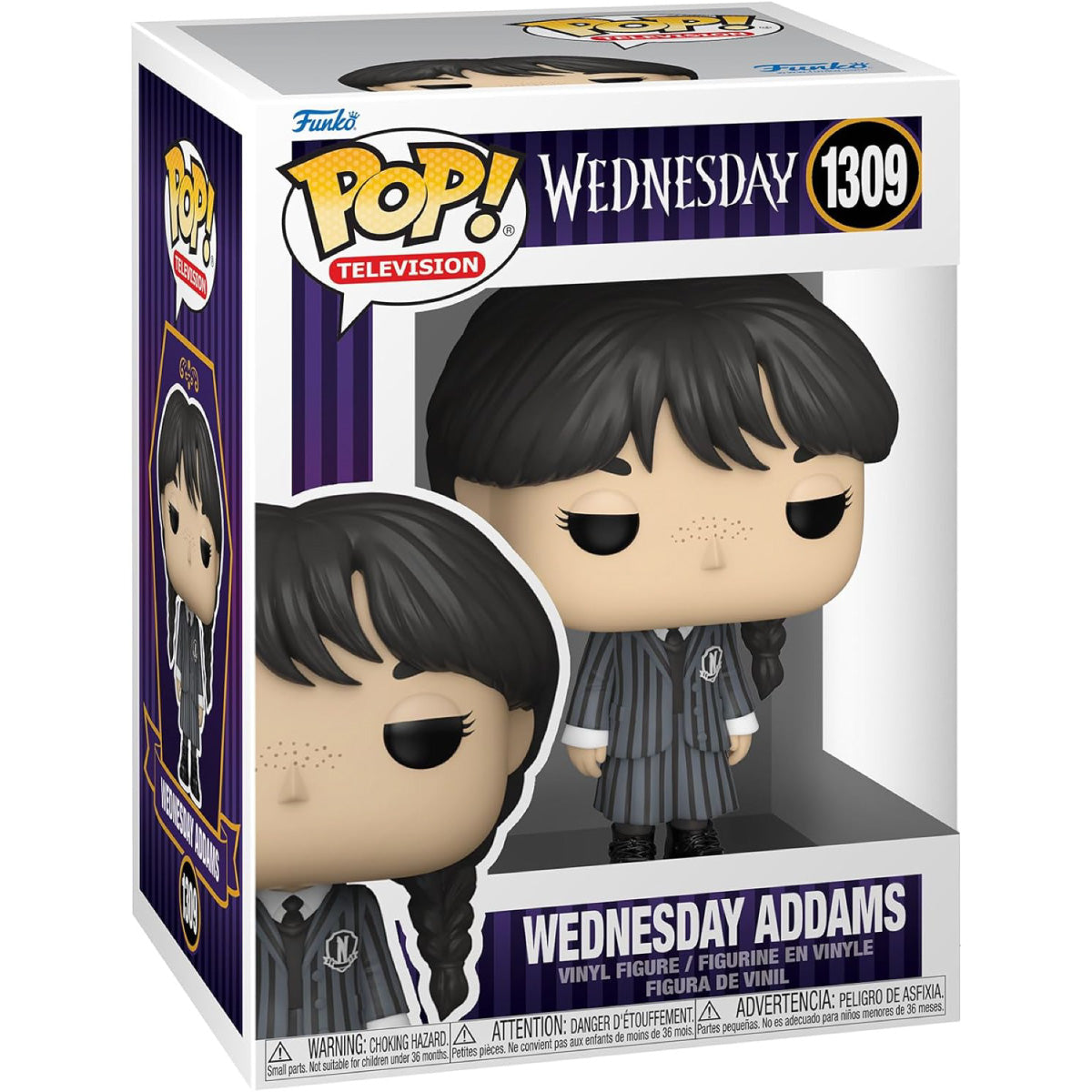 wednesday - wednesday addams 9cm - funko pop! 1309