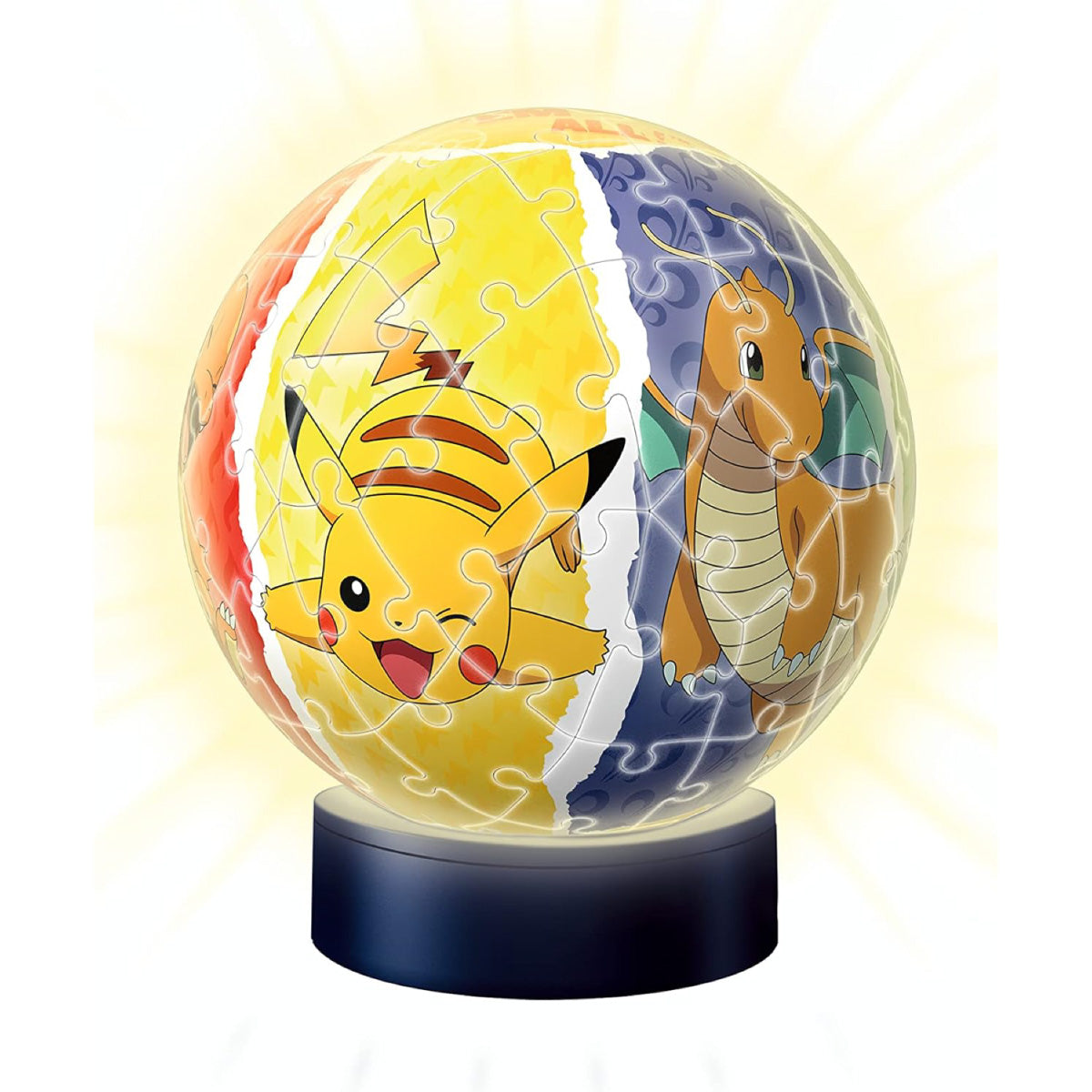 pokémon - nightlamp - puzzle 3d
