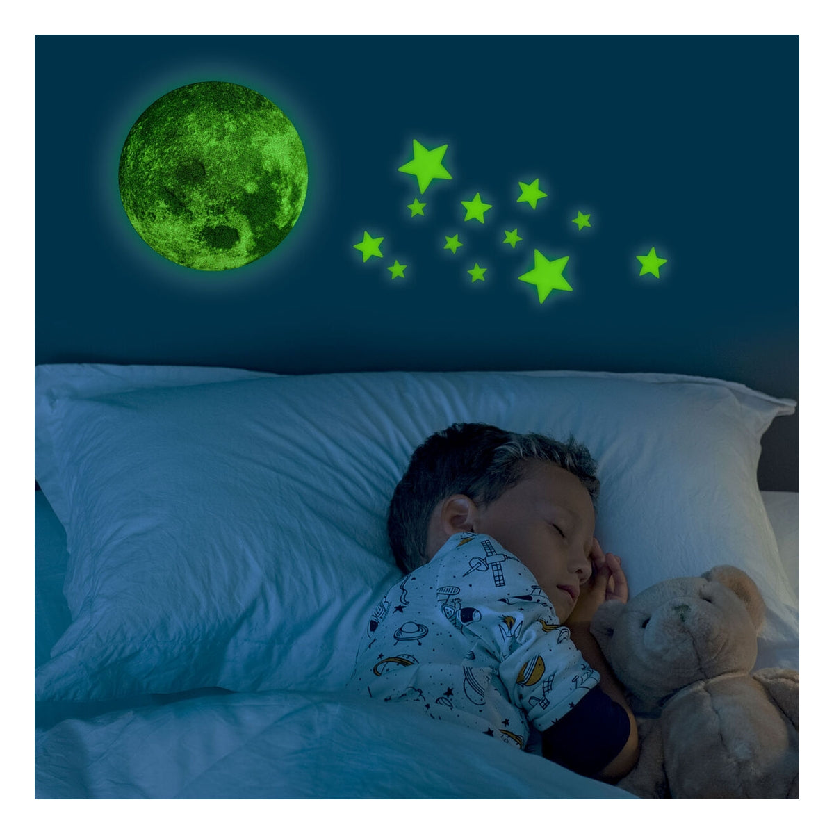 super stars - stelle fosforescenti adesive