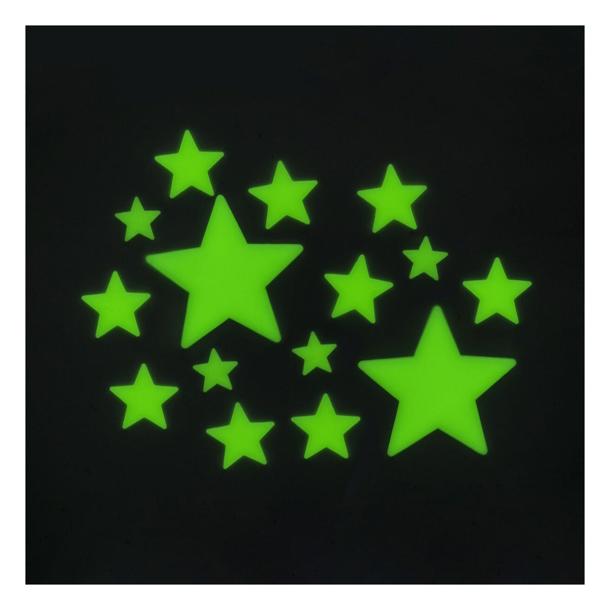 super stars - stelle fosforescenti adesive
