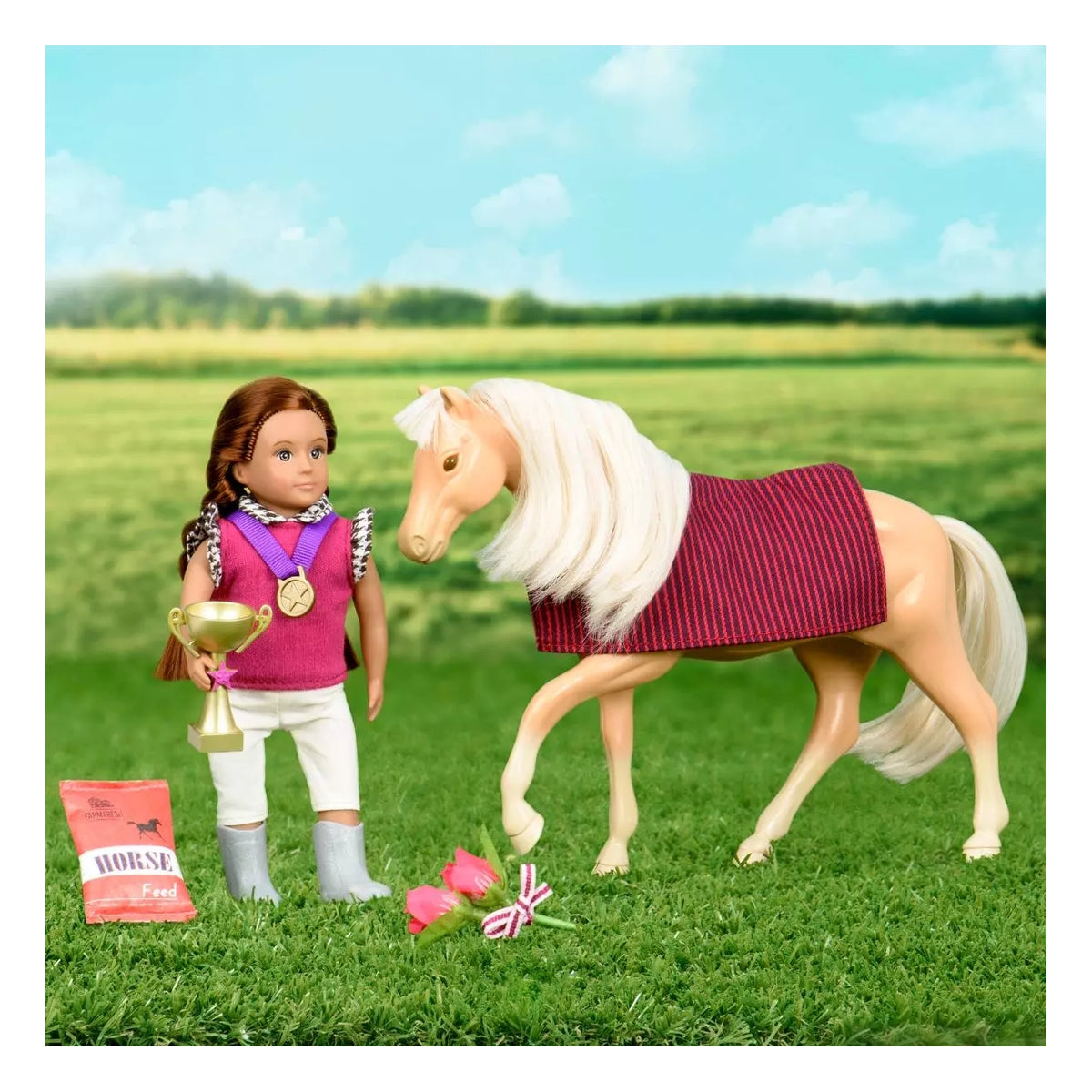 lori - saddle up horse set
