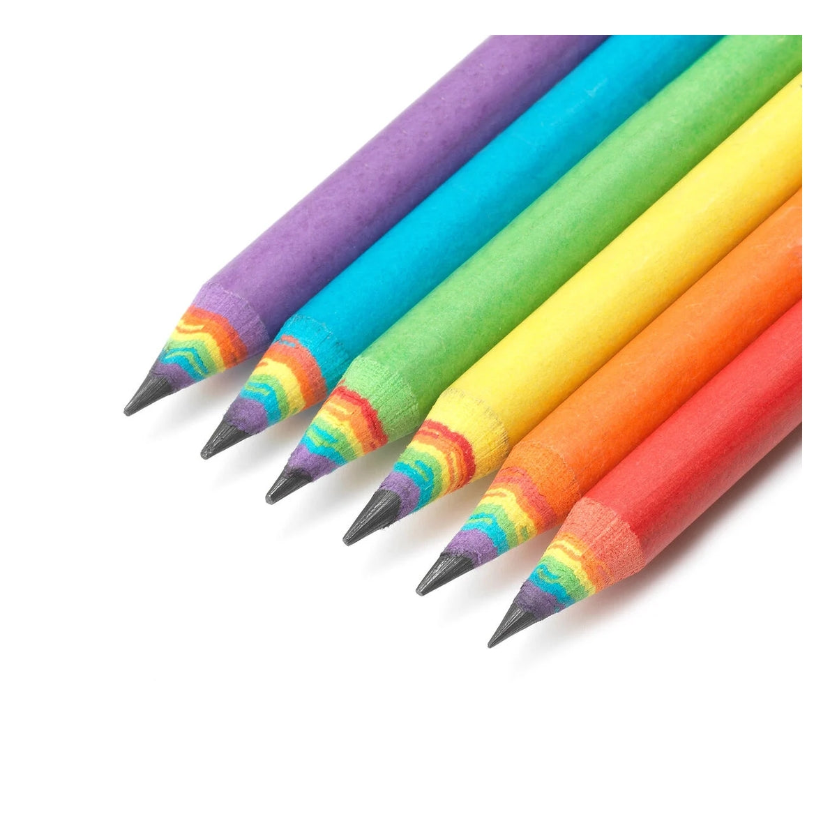 set di 6 matite hb in carta riciclata - happiness for every day