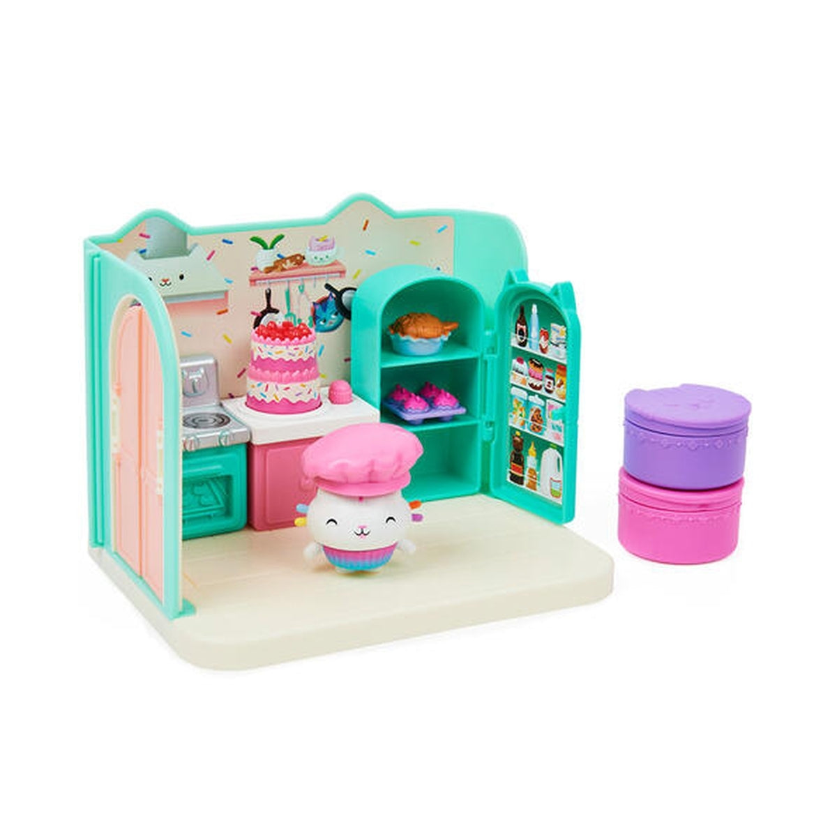gabby's dollhouse - in cucina con gattino dolcetto