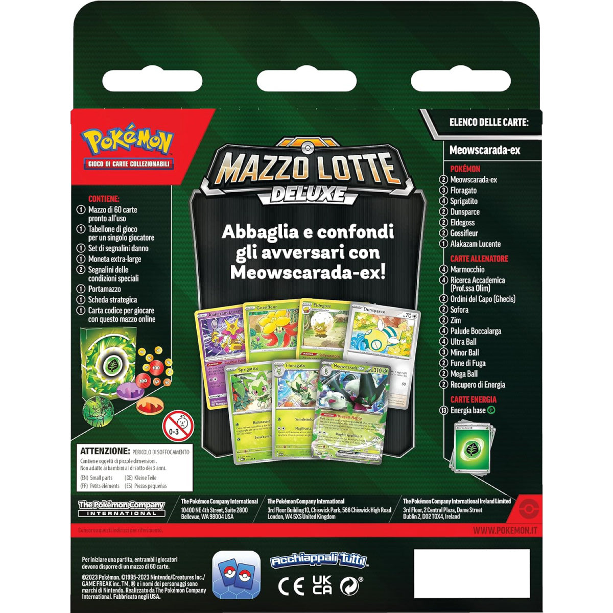 pokemon - deluxe battle deck - meowscarada-ex (ita)