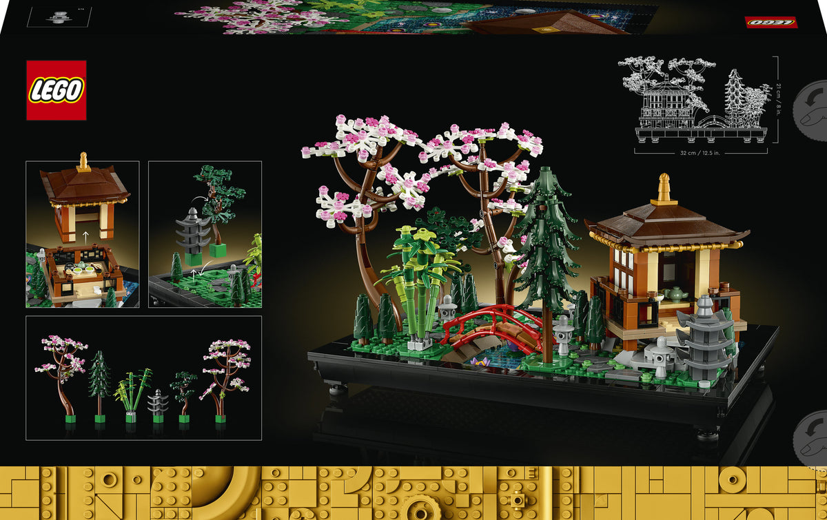 10315 - Icons 10315 Il Giardino Tranquillo, Kit Giardino Botanico Zen per Adulti con Fiori di Loto, Regalo per Donna e Uomo