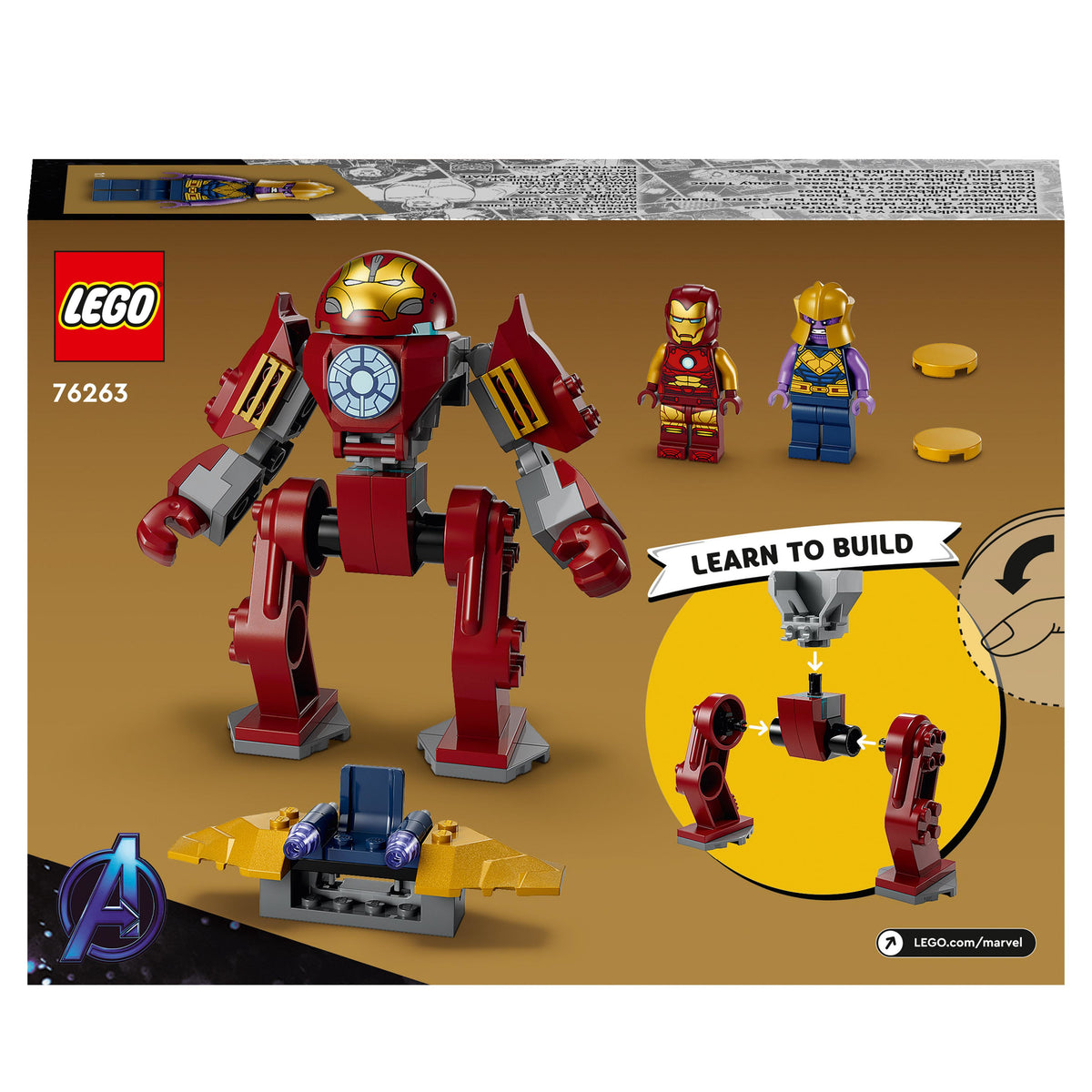 76263 - iron man hulkbuster vs. thanos