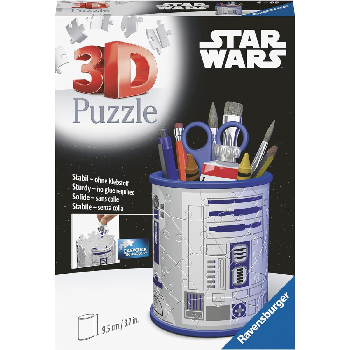 star wars portapenne r2d2 - puzzle 3d