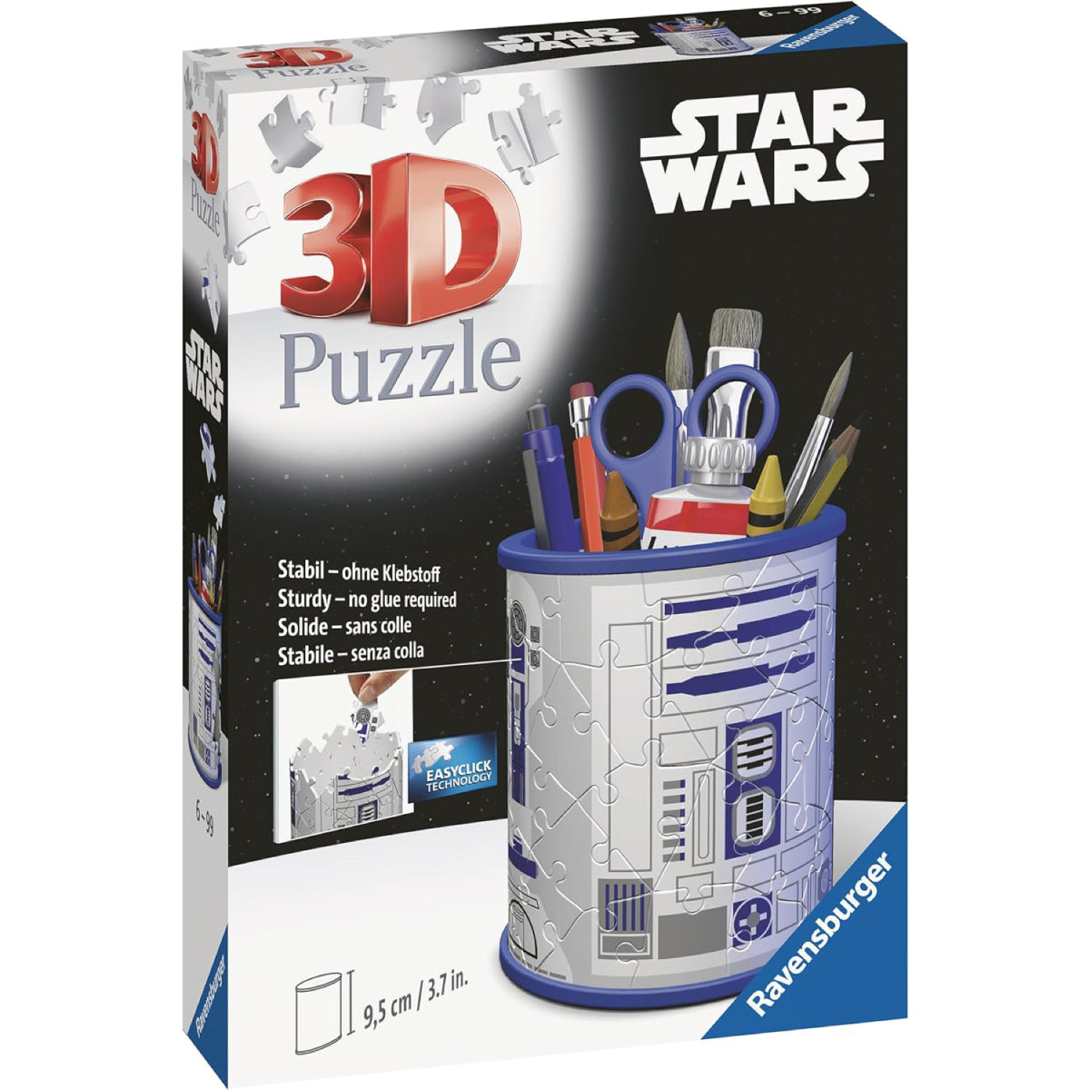 star wars portapenne r2d2 - puzzle 3d