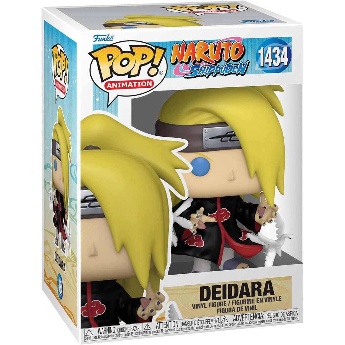 naruto shippuden - deidara 9cm - funko pop 1434