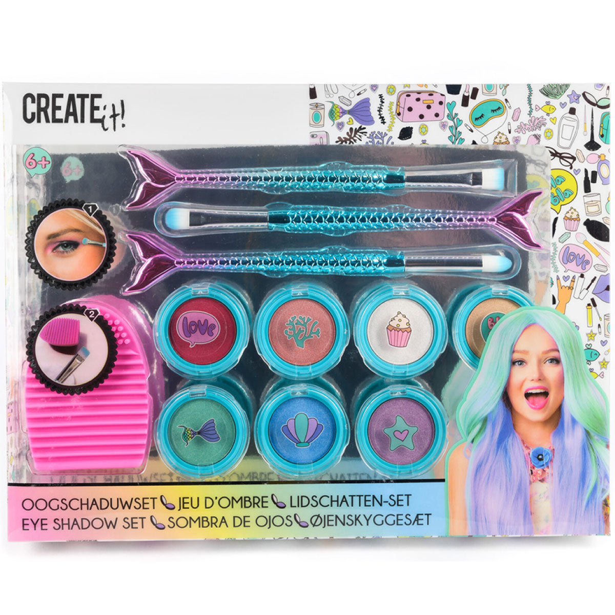 create it! - set ombretti sirena