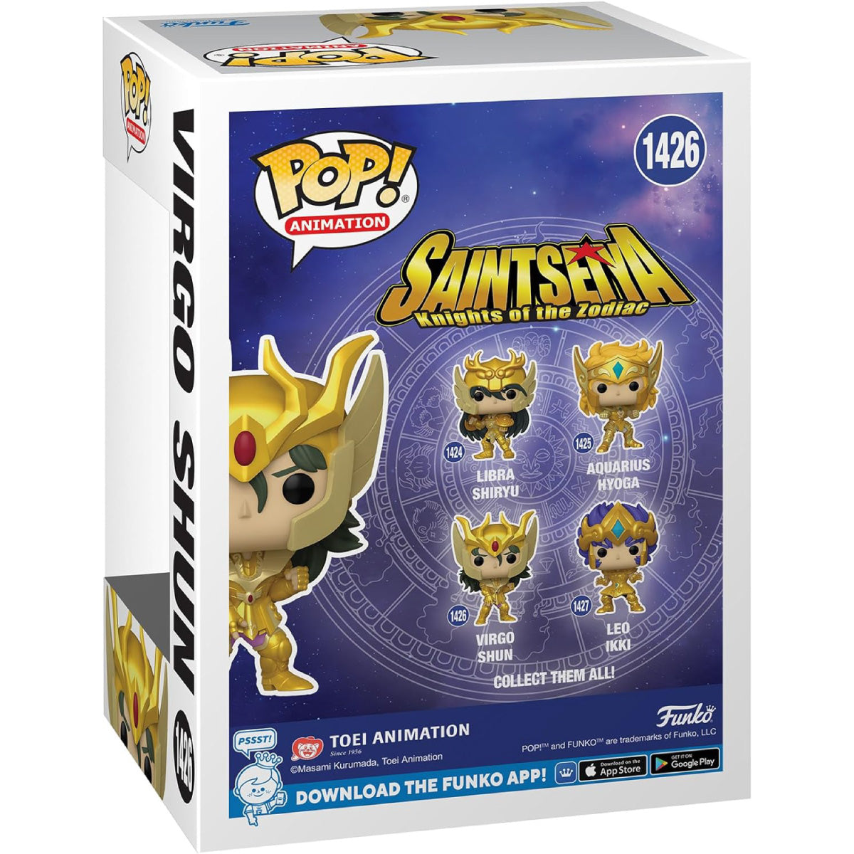 saintseiya: knights of the zodiac - virgo shun 9cm - funko pop 1426