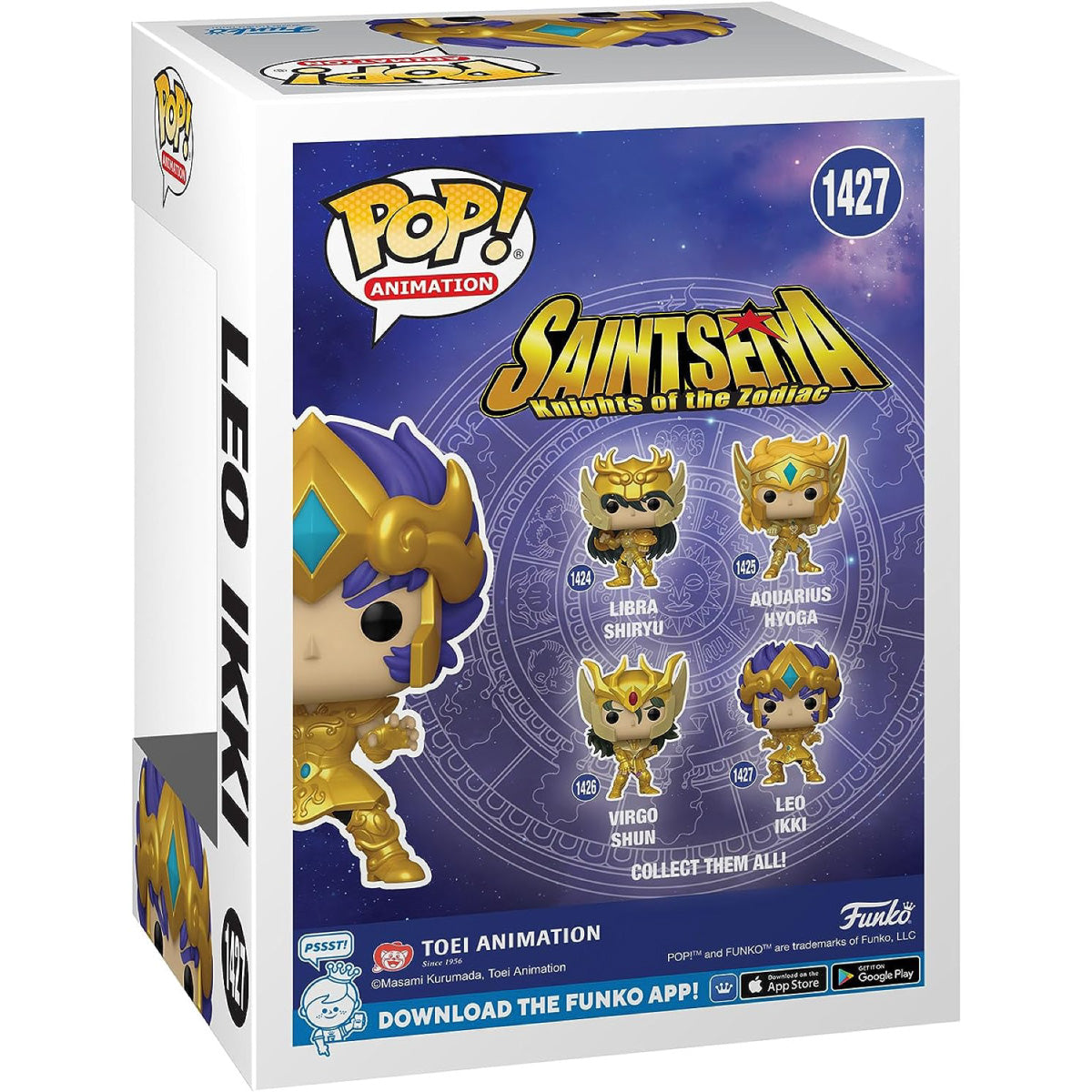 saintseiya: knights of the zodiac - leo ikki 9cm - funko pop 1427