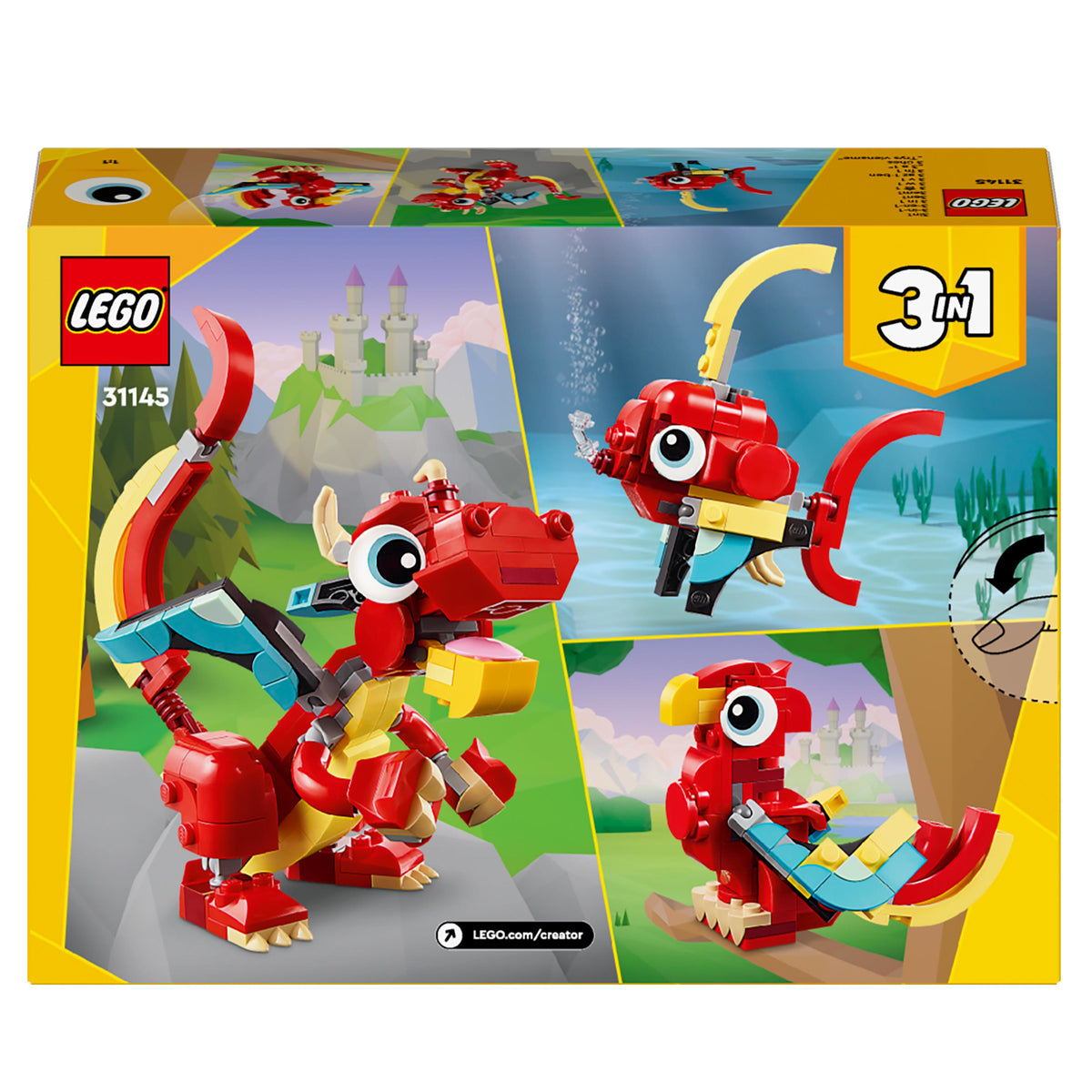 31145 - drago rosso