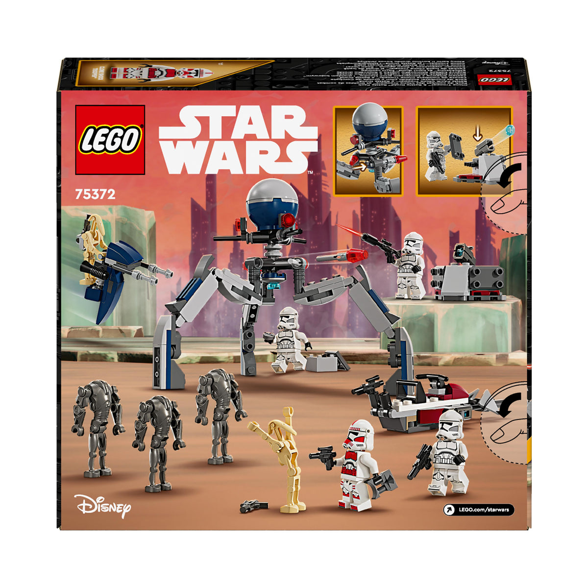 75372 - battle pack clone trooper e battle droid