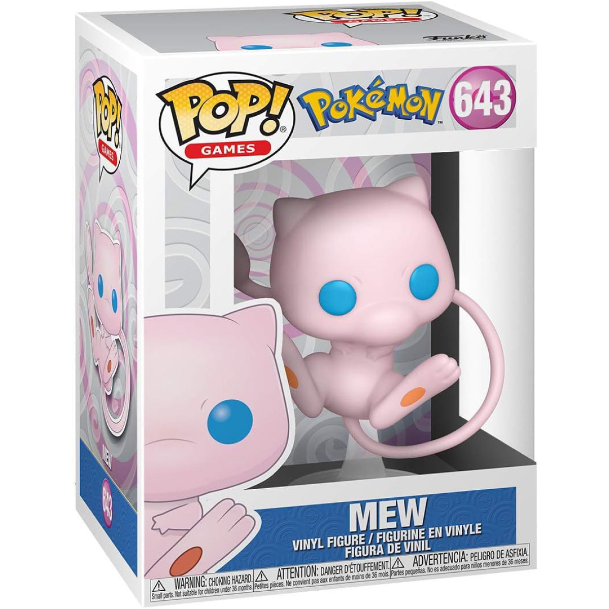 pokémon - mew 9cm - funko pop! 643