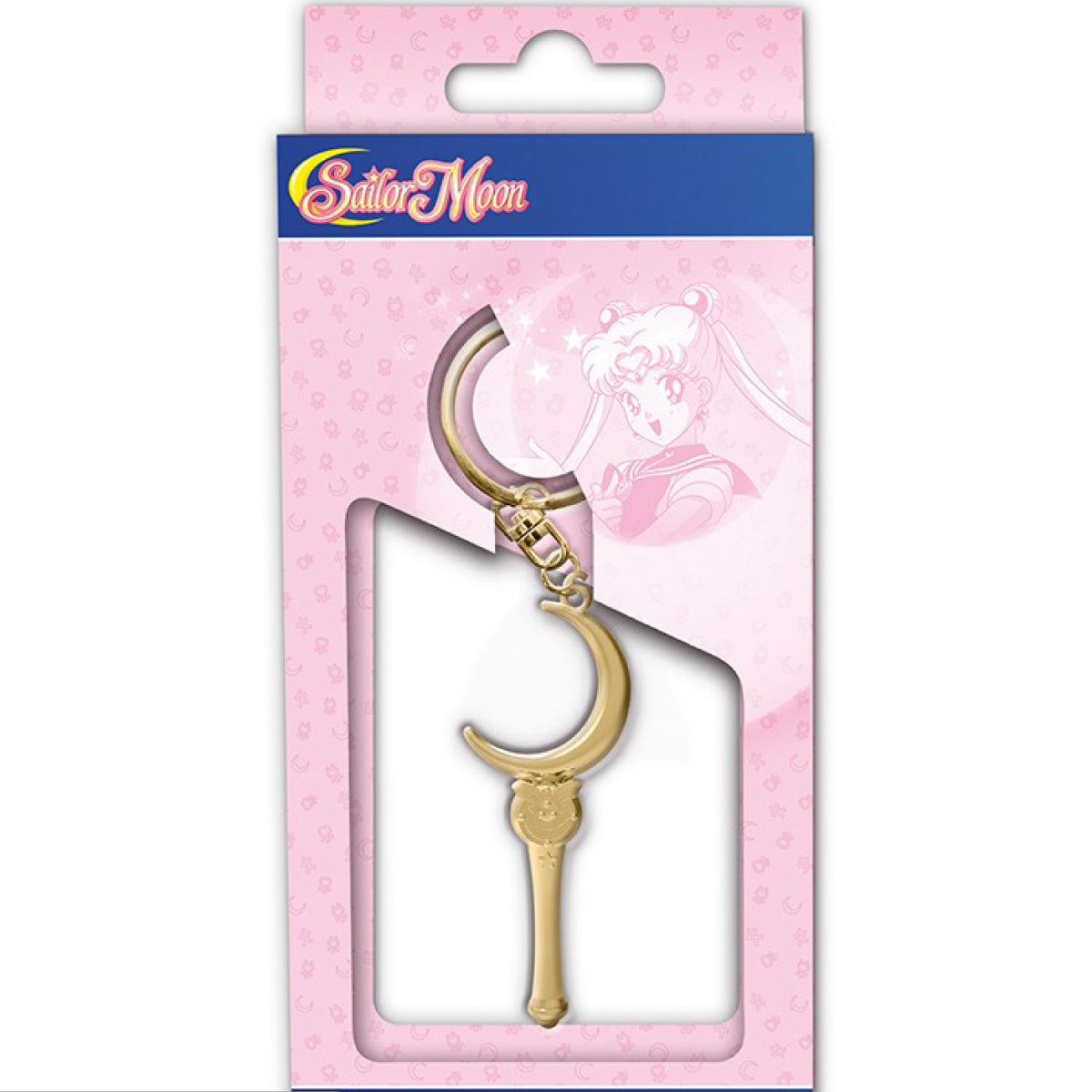sailor moon - keychain 3d - moon stick