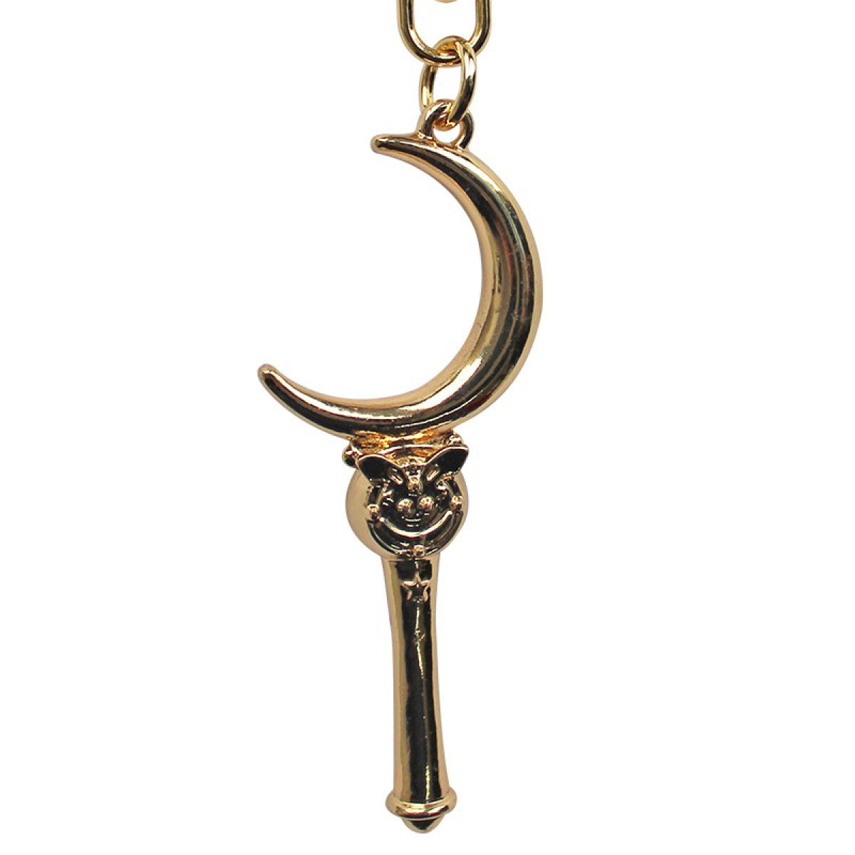 sailor moon - keychain 3d - moon stick