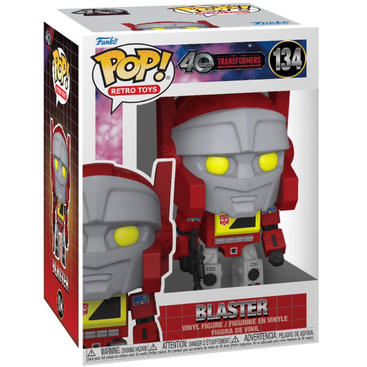 transformers - blaster 9cm - funko pop 134
