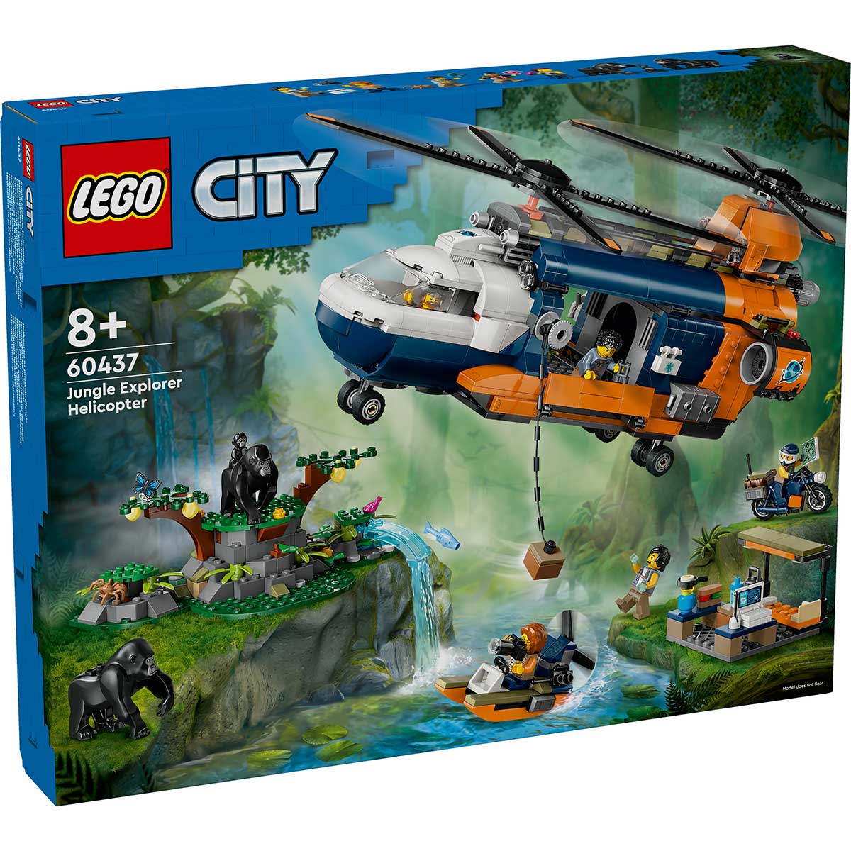 LEGO City 60437 elicottero dell’esploratore della giungla
