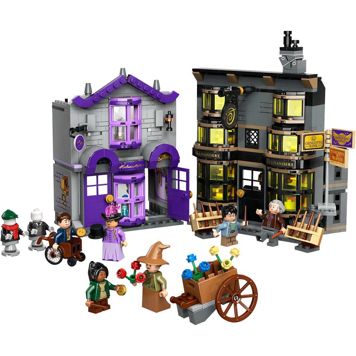 LEGO Harry Potter 76439 olivander e madama mcclan: abiti per tutte le occasioni