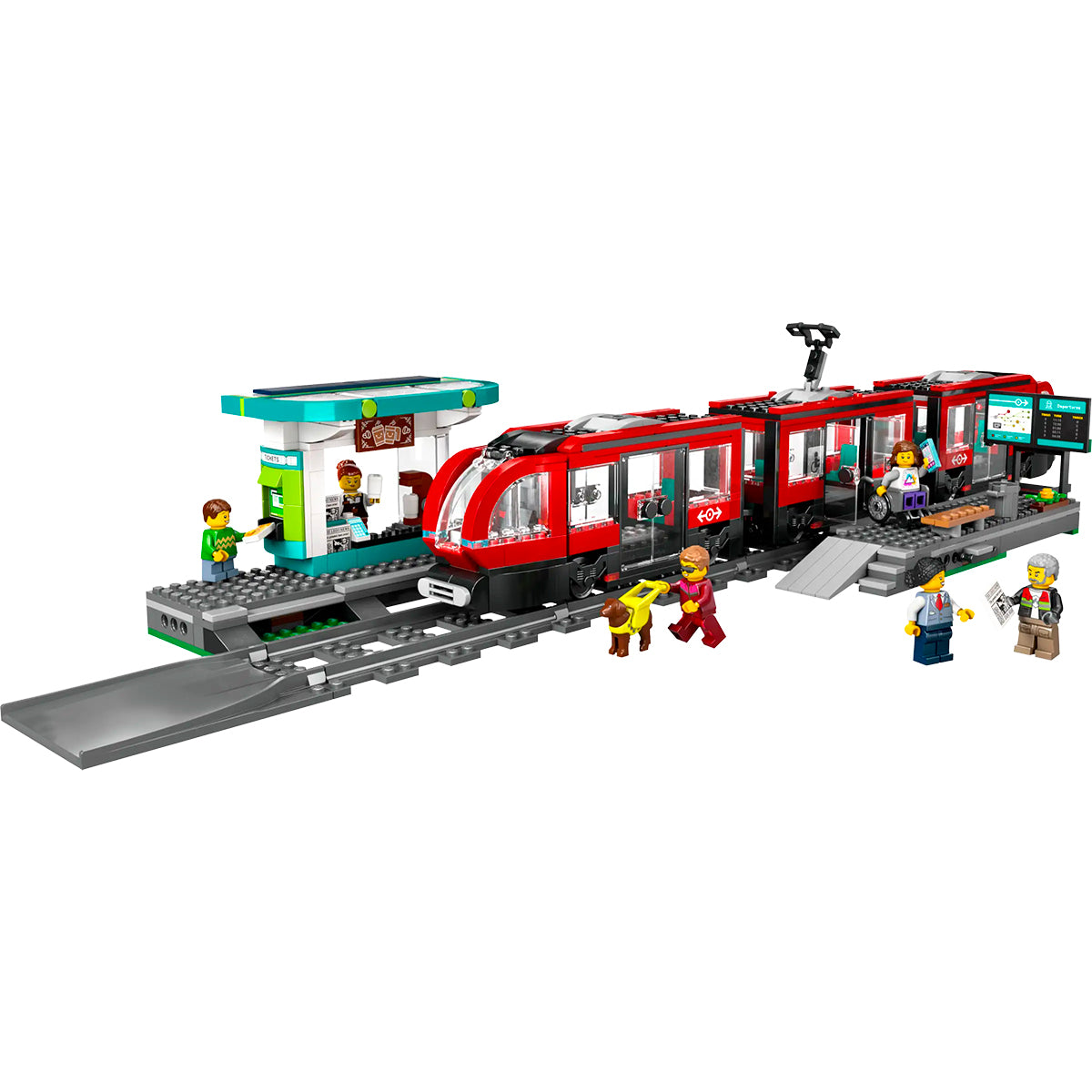 LEGO City 60423 tram e fermata del tram