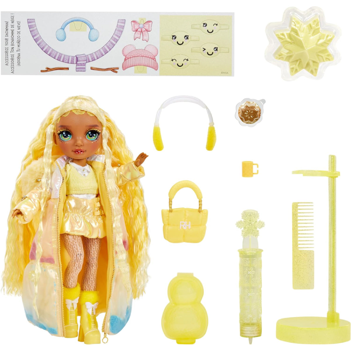 rainbow high - winter wonderland serie 2 - fashion doll 28cm - un modello assortito