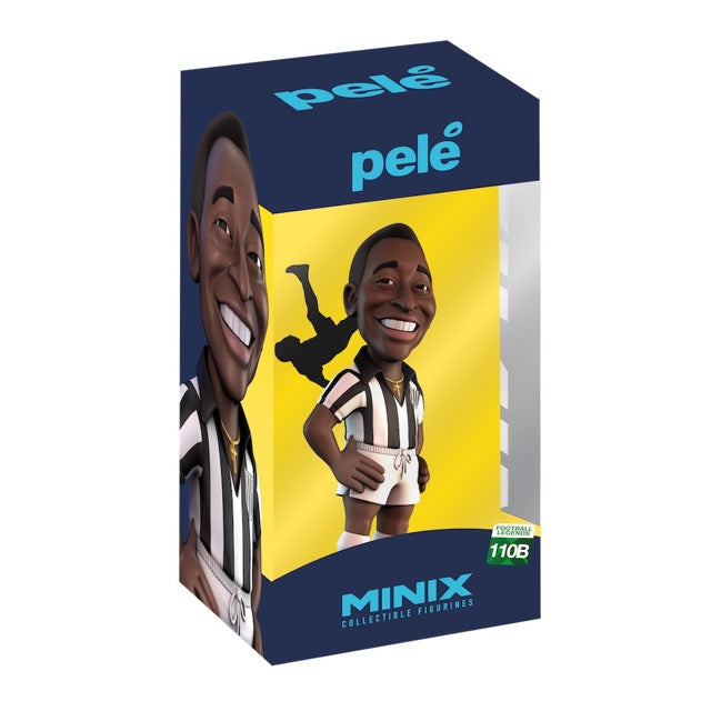 pelè - santos - football stars - minix collectible minifigurines 12cm