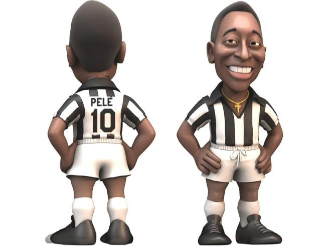 pelè - santos - football stars - minix collectible minifigurines 12cm