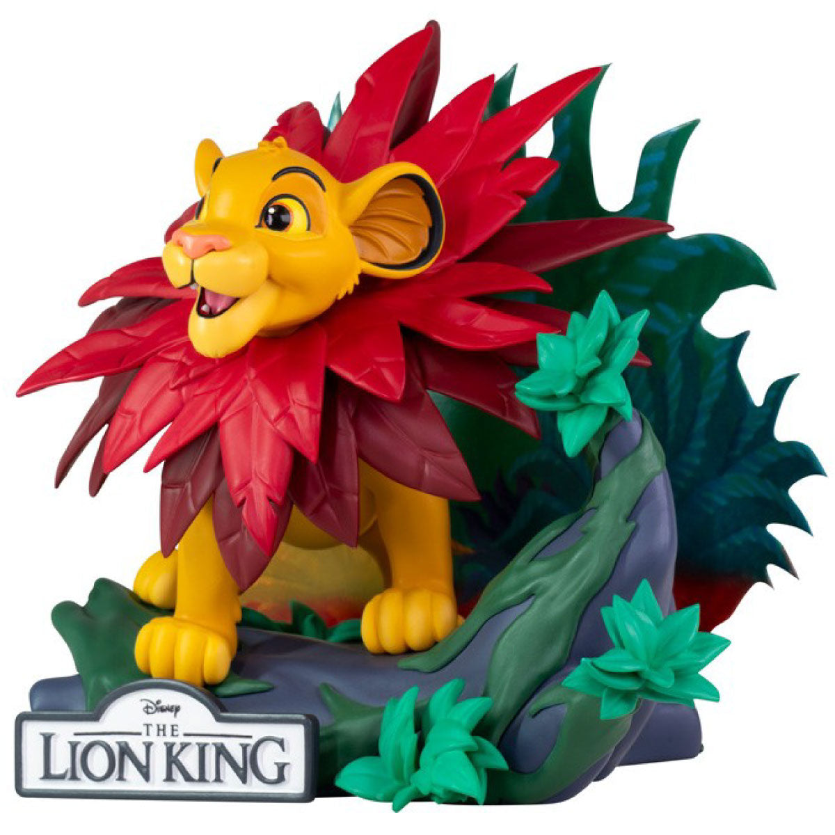disney: il re leone - simba - statua 10cm